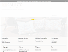 Tablet Screenshot of callistohome.com